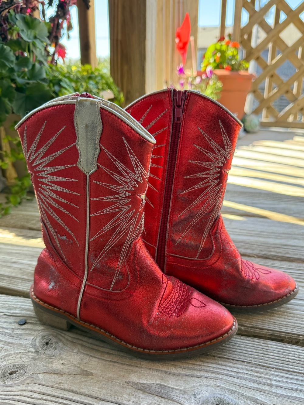 wild & rae ruby cowgirl boots - toddler 10